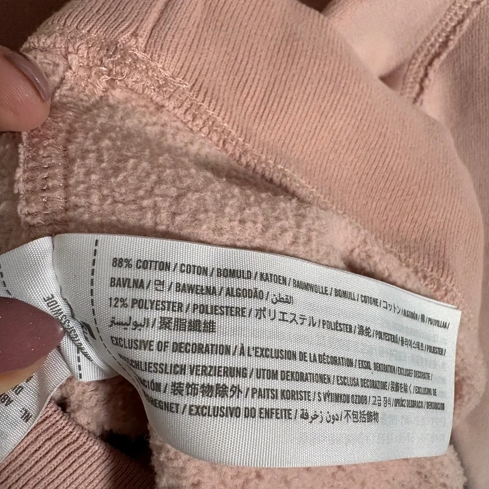 Abercrombie & Fitch Women’s Light Pink Hoodie/Sweatshirt SZ M Vintage - Picture 7 of 7